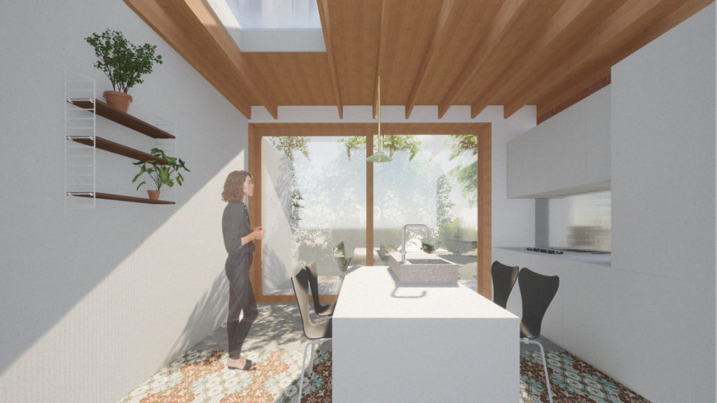Projet Architecture Grivegnée transformation maison extension intérieur