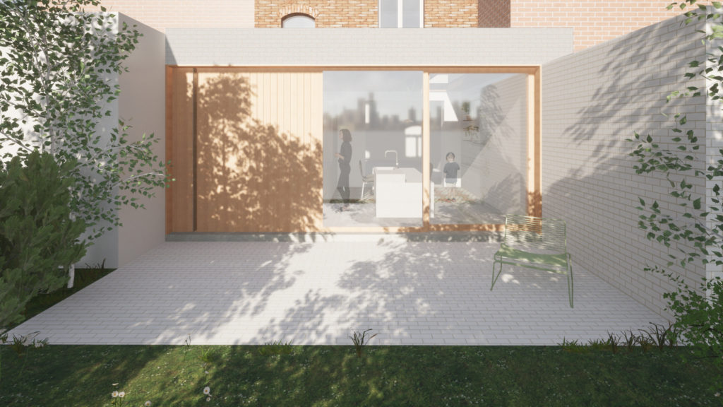 Projet Architecture Grivegnée transformation maison extérieur