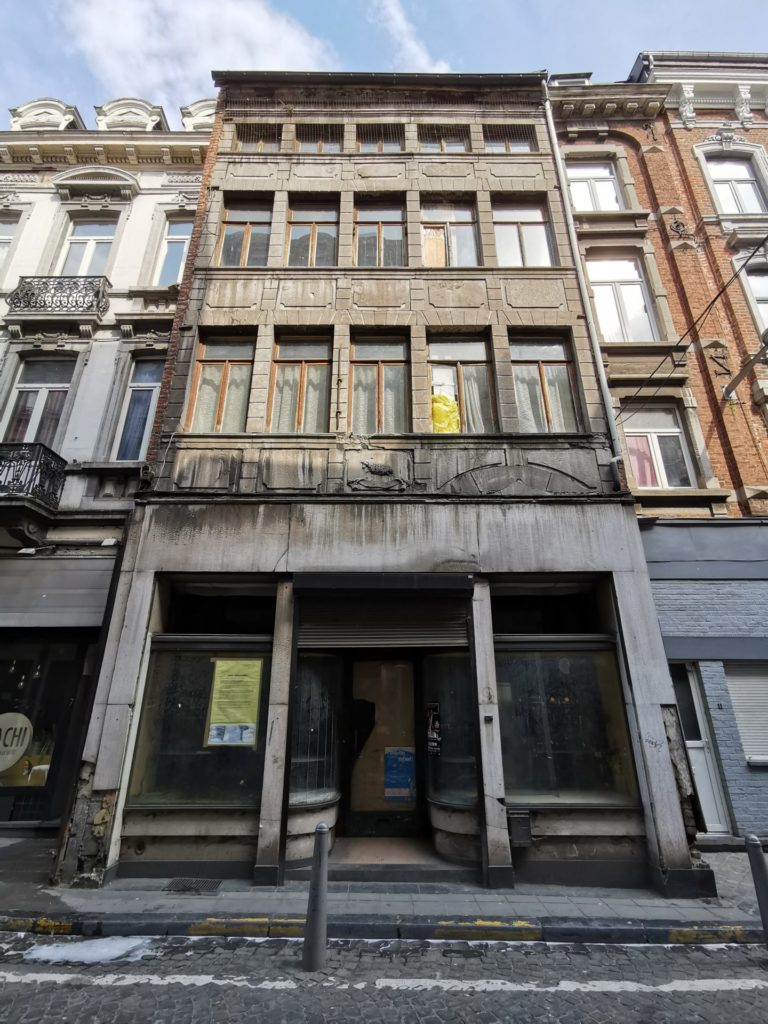 Projet Architecture Liège Transformation Restauration façade avant existante